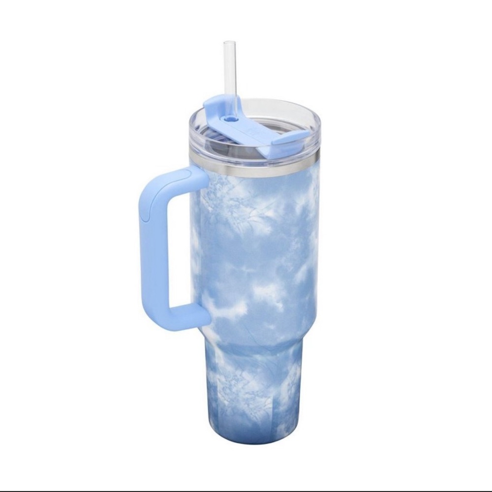 Target Exclusive Stanley 40oz Quencher Ocean Tie Dye H2.0 Tumbler - Picture 4 of 16